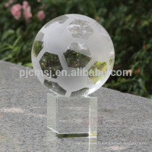 trophée de basket-ball en cristal de haute qualité pour les souvenirs